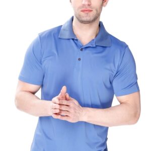 Koszulka Polo James Bradley – jeansowy