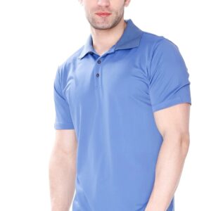 Koszulka Polo James Bradley – jeansowy