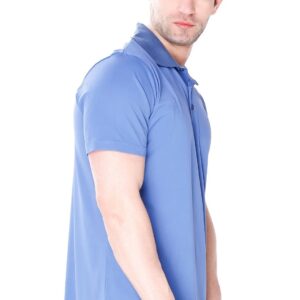 Koszulka Polo James Bradley – jeansowy