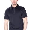 Koszulka polo Zip James Bradley – czarny