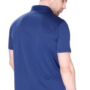 Koszulka polo Zip James Bradley – granatowy
