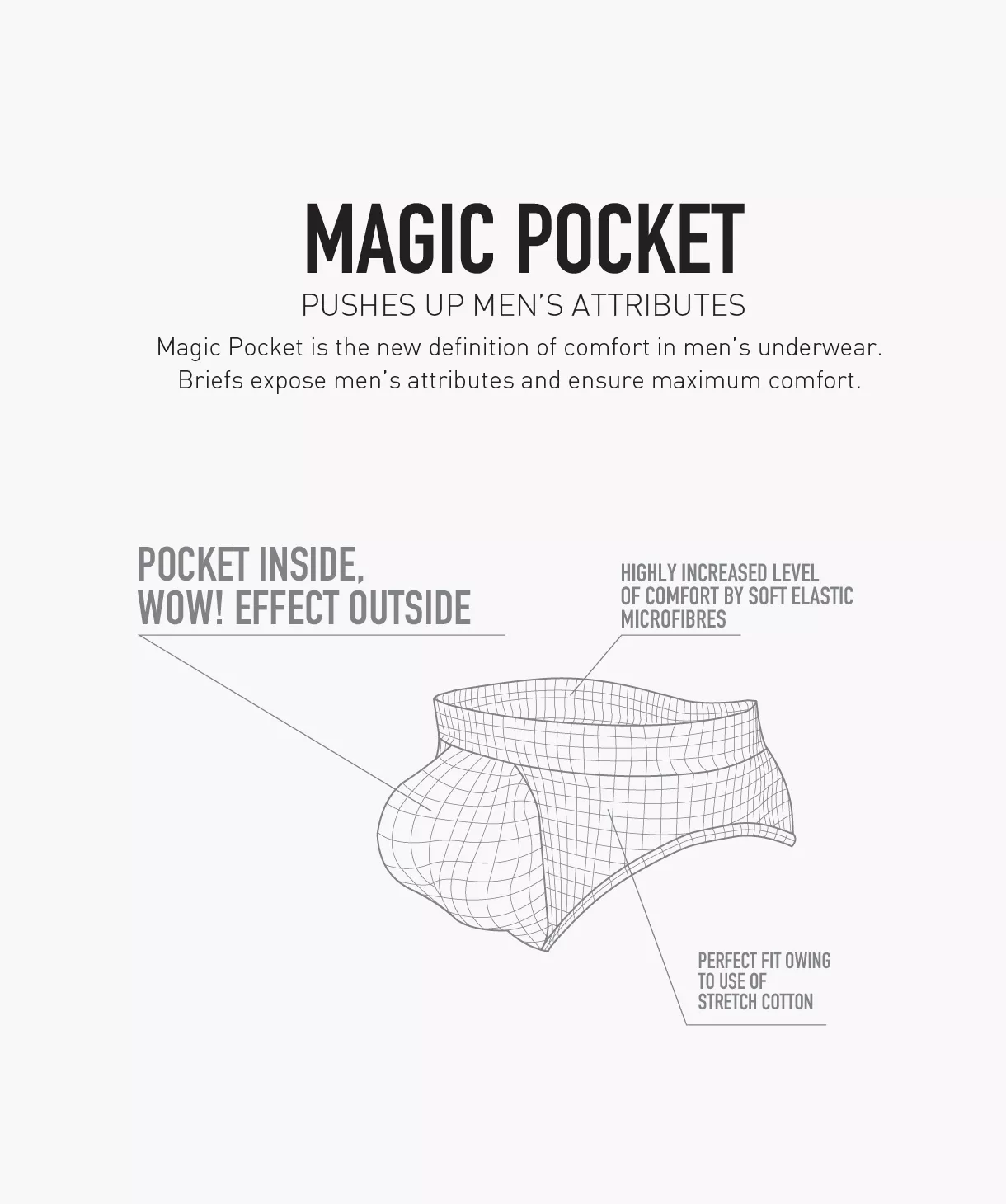 Slipy męskie Magic Pocket - obrazek 2