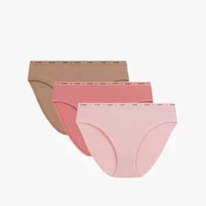 3-PACK Figi damskie High Leg