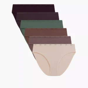 6-PACK Figi damskie High Leg