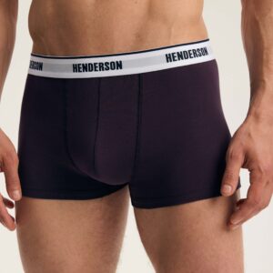 Dwupak bokserek męskich FREE ze wzorem w paski i krótką nogawką Henderson