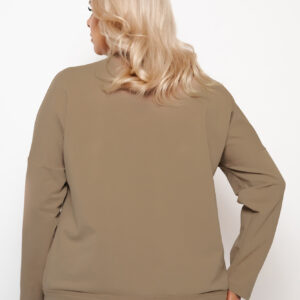 Karina bluza damska długi rękaw Italian Fashion – camelowy