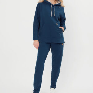 Lagos bluza damska długi rękaw Italian Fashion – jeansowy