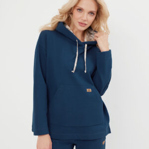 Lagos bluza damska długi rękaw Italian Fashion – jeansowy