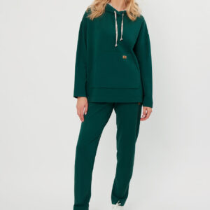 Lagos bluza damska długi rękaw Italian Fashion – ciemny zielony