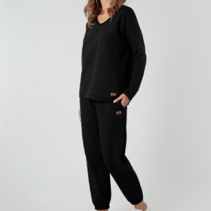 Madri bluza damska długi rękaw Italian Fashion – czarny