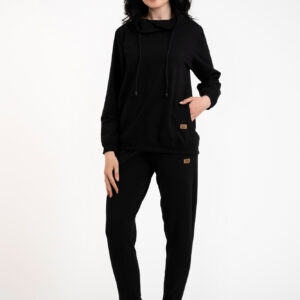 Malmo bluza damska długi rękaw Italian Fashion – czarny