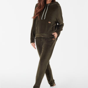 Oliw bluza damska długi rękaw Italian Fashion – oliwkowy