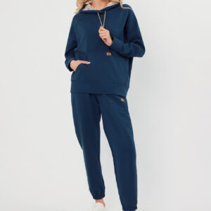 Viva bluza damska długi rękaw Italian Fashion – jeansowy