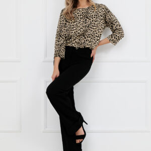 Bluzka damska 3/4 rękaw Kenia Italian Fashion – wzorzysty