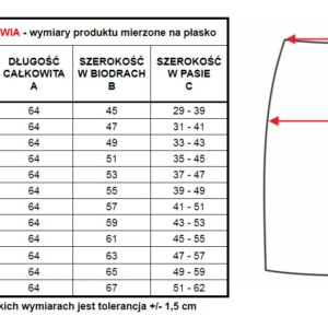 Półhalka Liwia Mewa – czarny