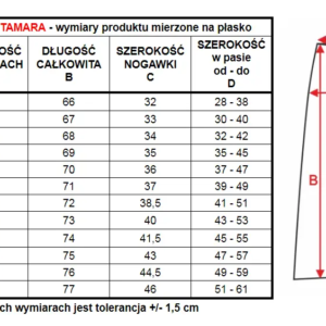 Półhalkospodnie Tamara Mewa – beżowy