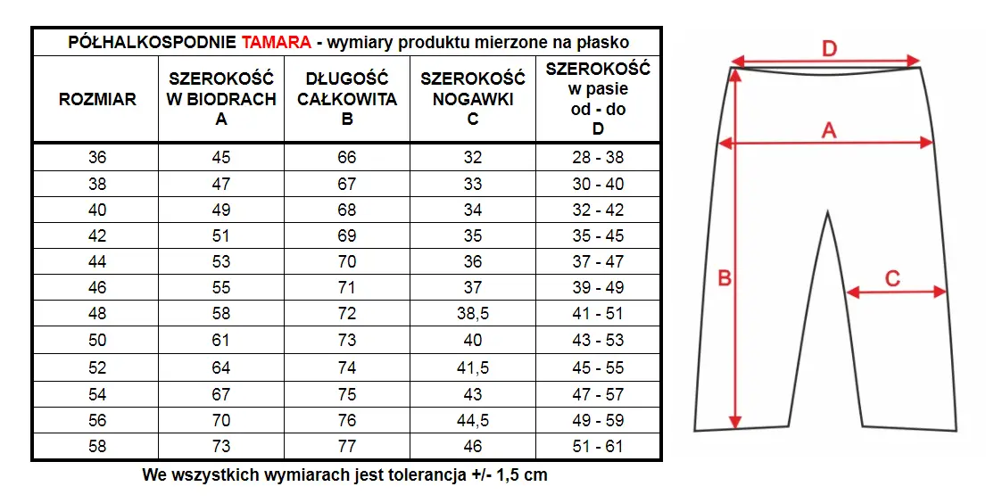 Półhalkospodnie Tamara Mewa – beżowy