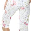Spodnie Flores Mewa – druk w kwiaty