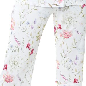 Spodnie Flores Mewa – druk w kwiaty