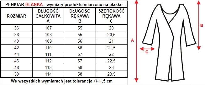 Peniuar Blanka Mewa – ecru