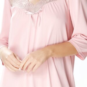 Koszula nocna Diana Mewa – różowy