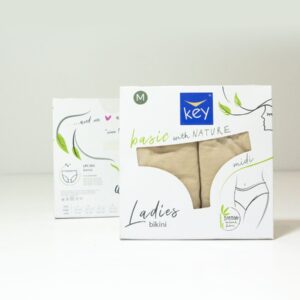Bambusowe midi bikini 2 szt. Key – czarne