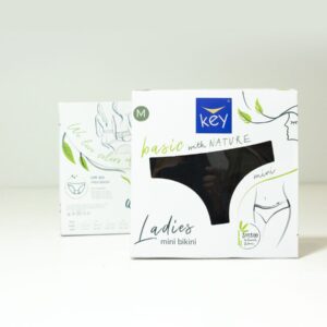 Bambusowe mini bikini 2 szt. Key – czarne