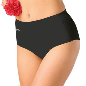 Bezszwowe maxi bikini Key – czarne