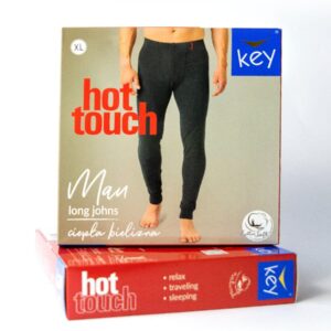 Ciepła bielizna – Hot Touch – Kalesony Key – szary