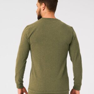 Ciepła bielizna – Hot Touch – Męska koszulka z długim rękawem Key – khaki
