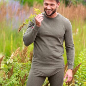 Ciepła bielizna – Hot Touch – Szorty męskie przed kolano Key – khaki