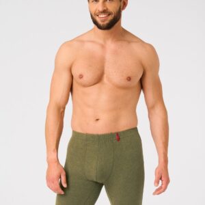 Ciepła bielizna – Hot Touch – Szorty męskie przed kolano Key – khaki