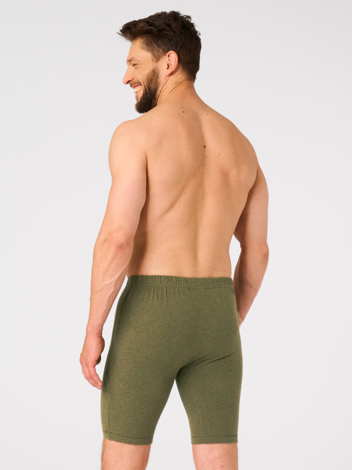 Ciepła bielizna – Hot Touch – Szorty męskie przed kolano Key – khaki