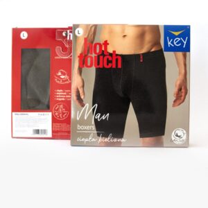 Ciepła bielizna – Hot Touch – Szorty męskie przed kolano Key – khaki