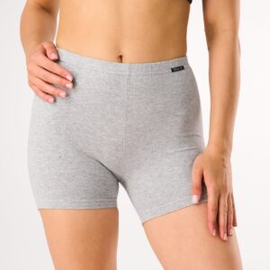 Długie gładkie szorty Hot Touch Key – jasno szary melanż