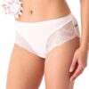 Eleganckie midi bikini z koronką 2 szt. Key – białe