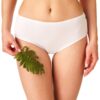 Klasyczne majtki z szerokim bokiem białe 2 szt. Key – biały