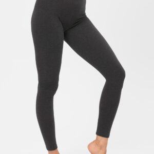 Legginsy Hot Touch z wąską gumką w pasie Key – szary melanż