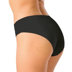 Bezszwowe midi bikini Key – czarne