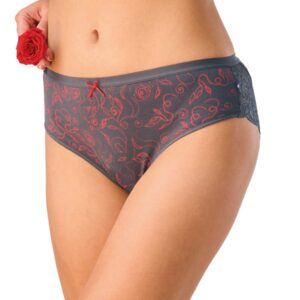 Jesienne midi bikini w róże 2 szt. Key