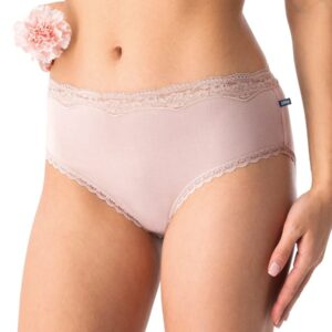 Bambusowe semi maxi bikini Key – beżowe