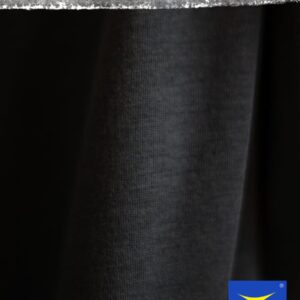 Koronkowa bluzka modal & wełna merino – 3 sploty Key – czarna