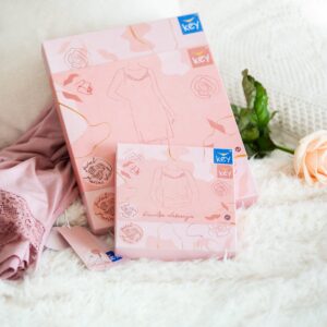 Koronkowa bluzka modal & wełna merino – 3 sploty Key – czarna