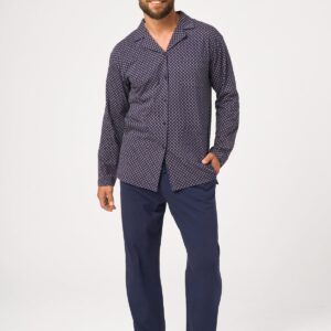 Piżama męska 100% bawełna – do 4xl Key