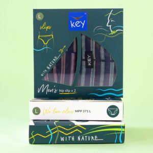 Slipy w drobne paski 2 szt. Key
