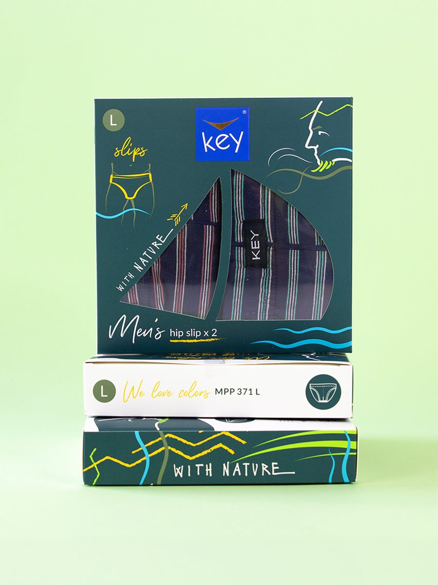 Slipy w drobne paski 2 szt. Key