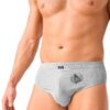 Slipy męskie z motywem wilka – do 4 xl 2 szt. Key