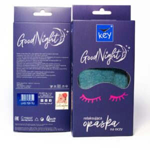 Relaksująca opaska na oczy – Hot Touch Key – fuksjowy melanż