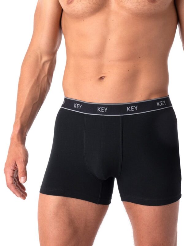 Sportowe bokserki Key – czarne
