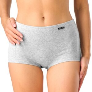 Szorty Hot Touch o sportowym kroju Key – jasno-szary melanż